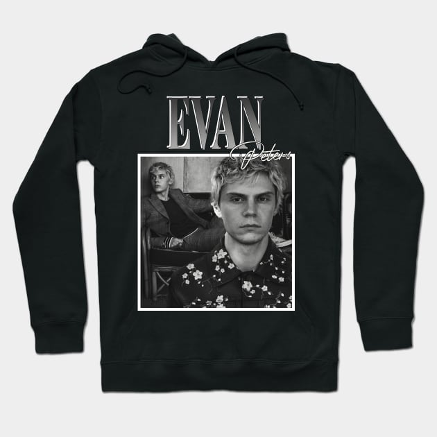 Evan Peters Hoodie by TeesBySilvia